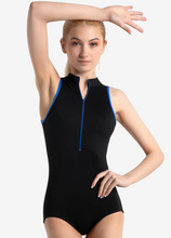 Load image into Gallery viewer, Color Pop Zip Front Leotard - Adult