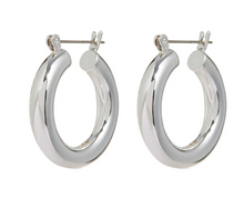 Load image into Gallery viewer, Baby Amalfi Tube Hoops