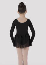Load image into Gallery viewer, Long Sleeve Chiffon Skirted Leotard