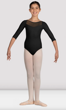Load image into Gallery viewer, Mirella Glow Girl 3/4 Sleeve Leotard