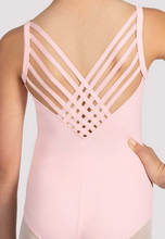 Load image into Gallery viewer, Mirella Glow Girl V Neck Cami Leotard