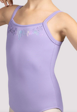 Load image into Gallery viewer, Mirella Glow Girl Twist Back Camisole Leotard