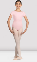 Load image into Gallery viewer, Mirella Glow Girl Boat Neck Cap Sleeve Leotard