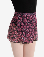 Load image into Gallery viewer, Le Jardin Printed Mesh Wrap Skirt