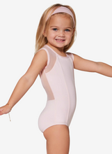 Load image into Gallery viewer, Raglan Mesh Sleeve High Neck Leotard - Child