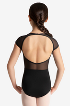 Load image into Gallery viewer, Raglan Mesh Sleeve High Neck Leotard - Child