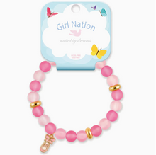 Load image into Gallery viewer, Color Me Happy Pink Ballet Shoe Bracelet