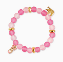 Load image into Gallery viewer, Color Me Happy Pink Ballet Shoe Bracelet