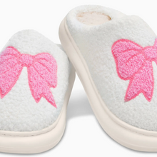 Load image into Gallery viewer, Cozy Bow Slippers