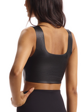 Load image into Gallery viewer, Faux Leather Crop Top