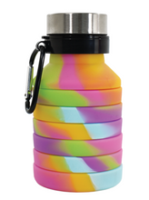 Load image into Gallery viewer, Tie-Dye Collapsible Water Bottle