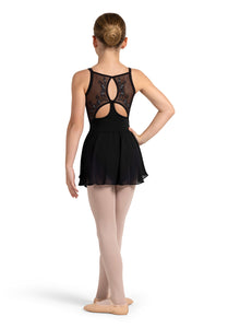 Poppy Embroidered Skirted Camisole Leotard