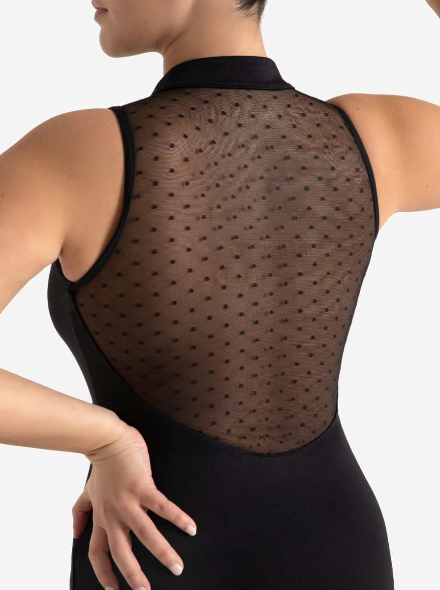 Spot On Zip Front Leotard - Adult