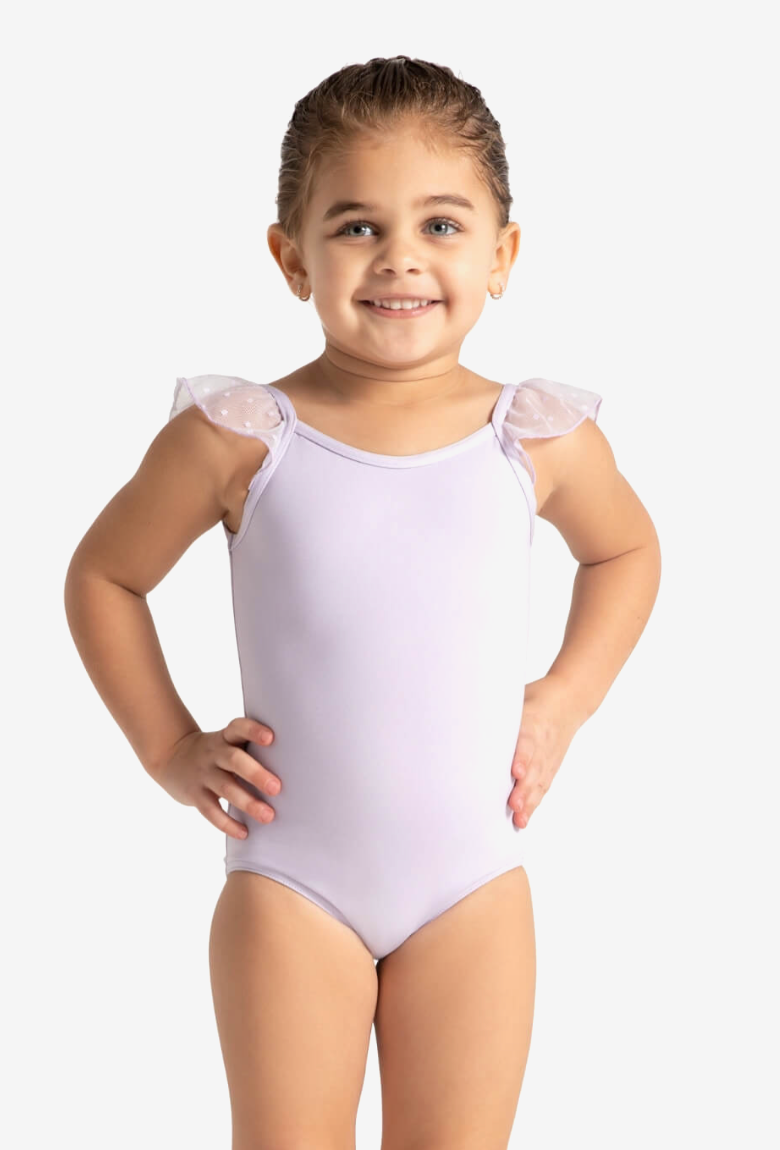 Spot On Flutter Sleeve Leotard - Child