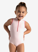 Load image into Gallery viewer, Color Pop Zip Front Leotard - Child

