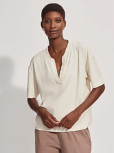 Load image into Gallery viewer, Kasey Mock Placket Rib Tee
