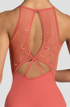 Load image into Gallery viewer, Cassia Embroidered High Neck Leotard

