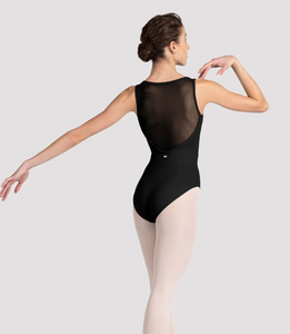 Miami Boat Neck Mesh Leotard