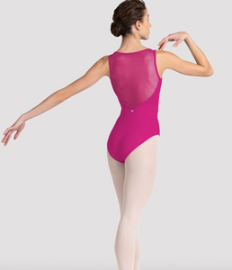 Miami Boat Neck Mesh Leotard