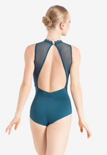 Load image into Gallery viewer, Whispering Waves Mesh Back Leotard
