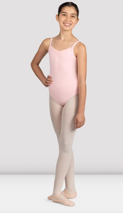 Mirella Glow Girl V Neck Cami Leotard