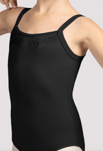 Load image into Gallery viewer, Mirella Glow Girl Twist Back Camisole Leotard
