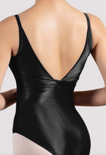 Load image into Gallery viewer, Mirella Glow Twist Low Back Leotard
