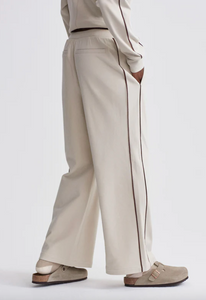 Brushed Rib Wide Leg Pant