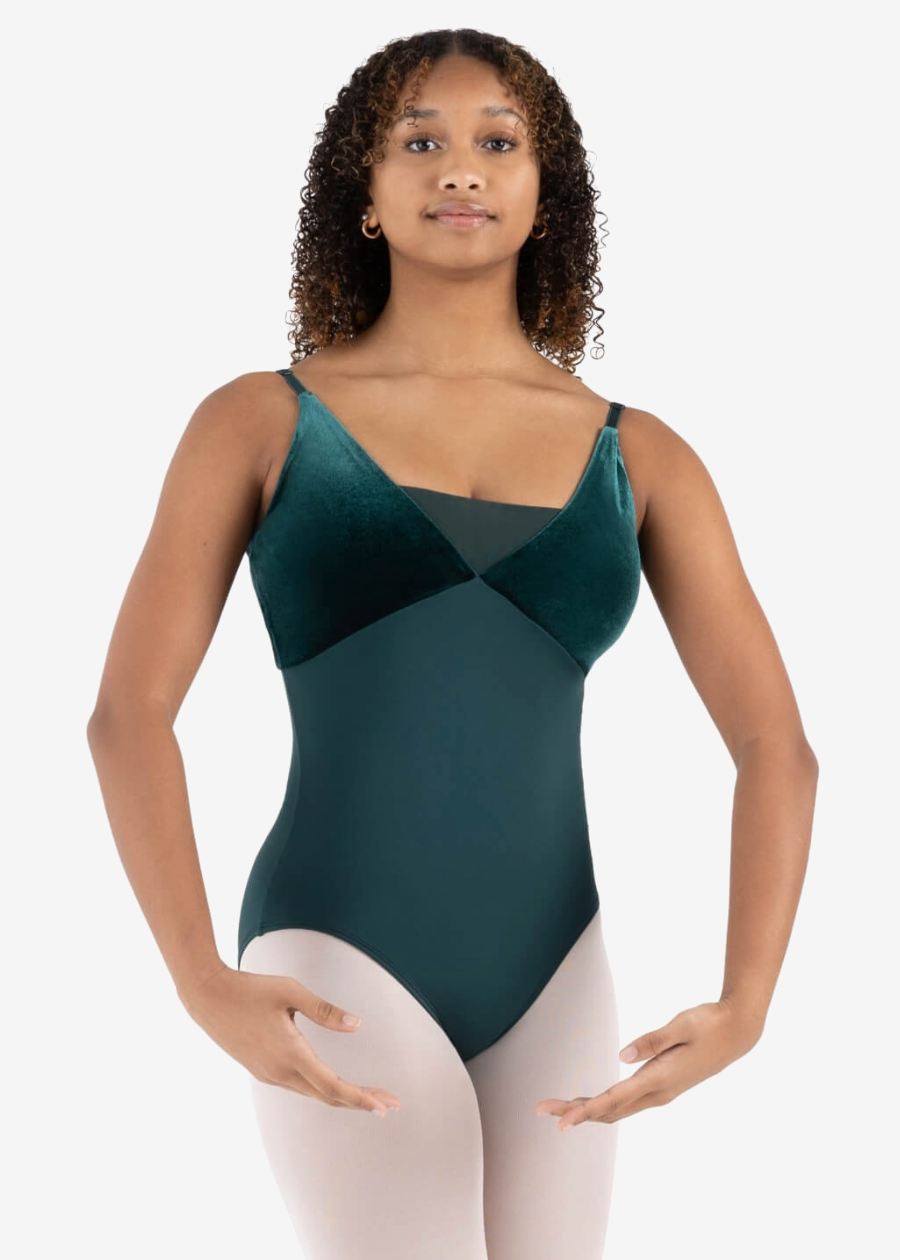 Velvet Forest Pine Leotard