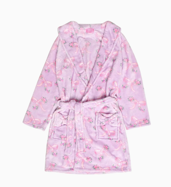 Fleece Printed Bath Robe