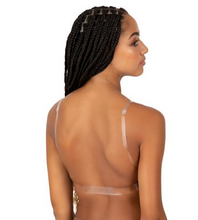 Load image into Gallery viewer, Deep Neck Clear Back Bra
