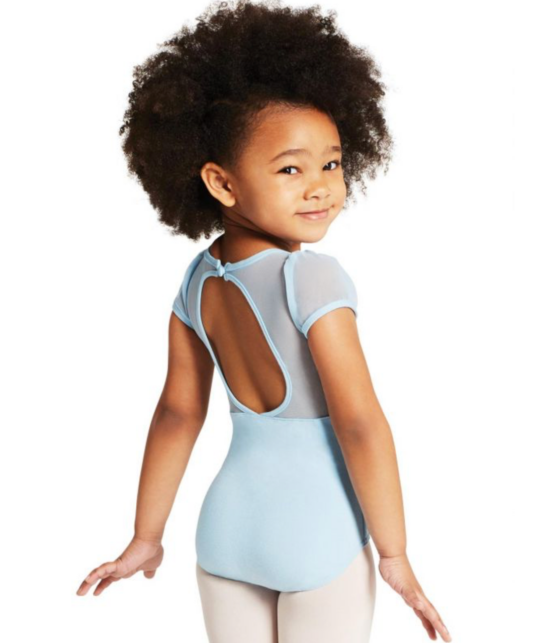 Puff Sleeve Key Hole Back Leotard
