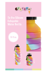 Tie-Dye Collapsible Water Bottle