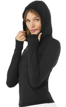 Load image into Gallery viewer, Alosoft Hooded Runner Long Sleeve
